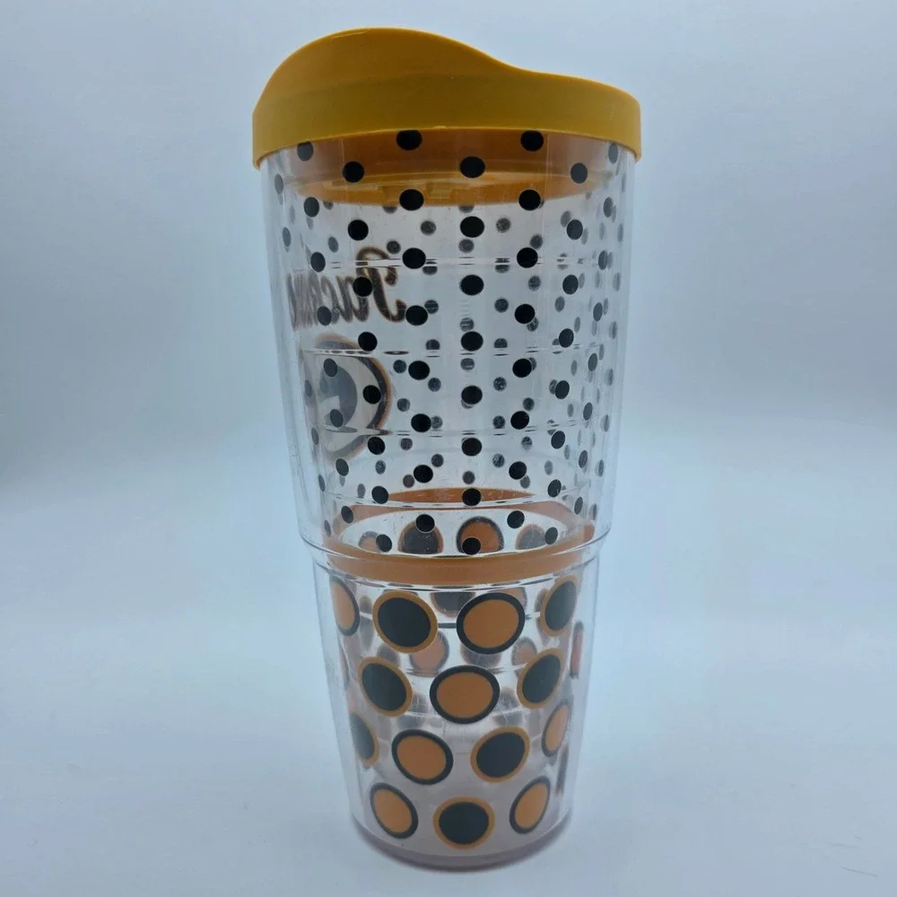 Green Bay Packers Tervis Tumbler 24oz Insulated‎ Polka Dot Cup with Lid NFL